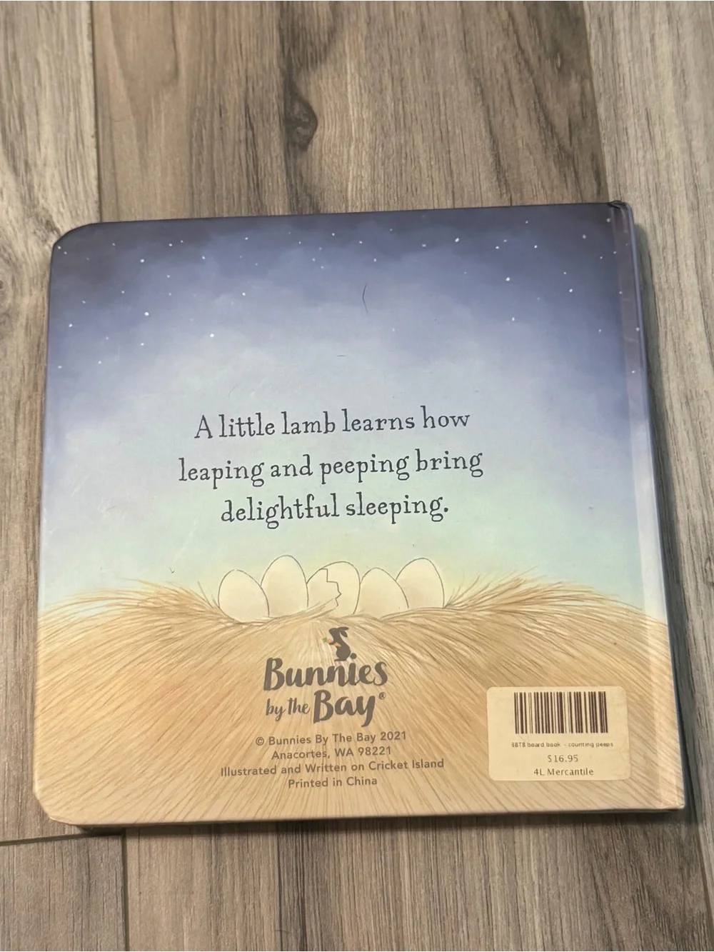 Children's Night Time Book Set of 2 “Time for Bed” & “Counting Peeps”